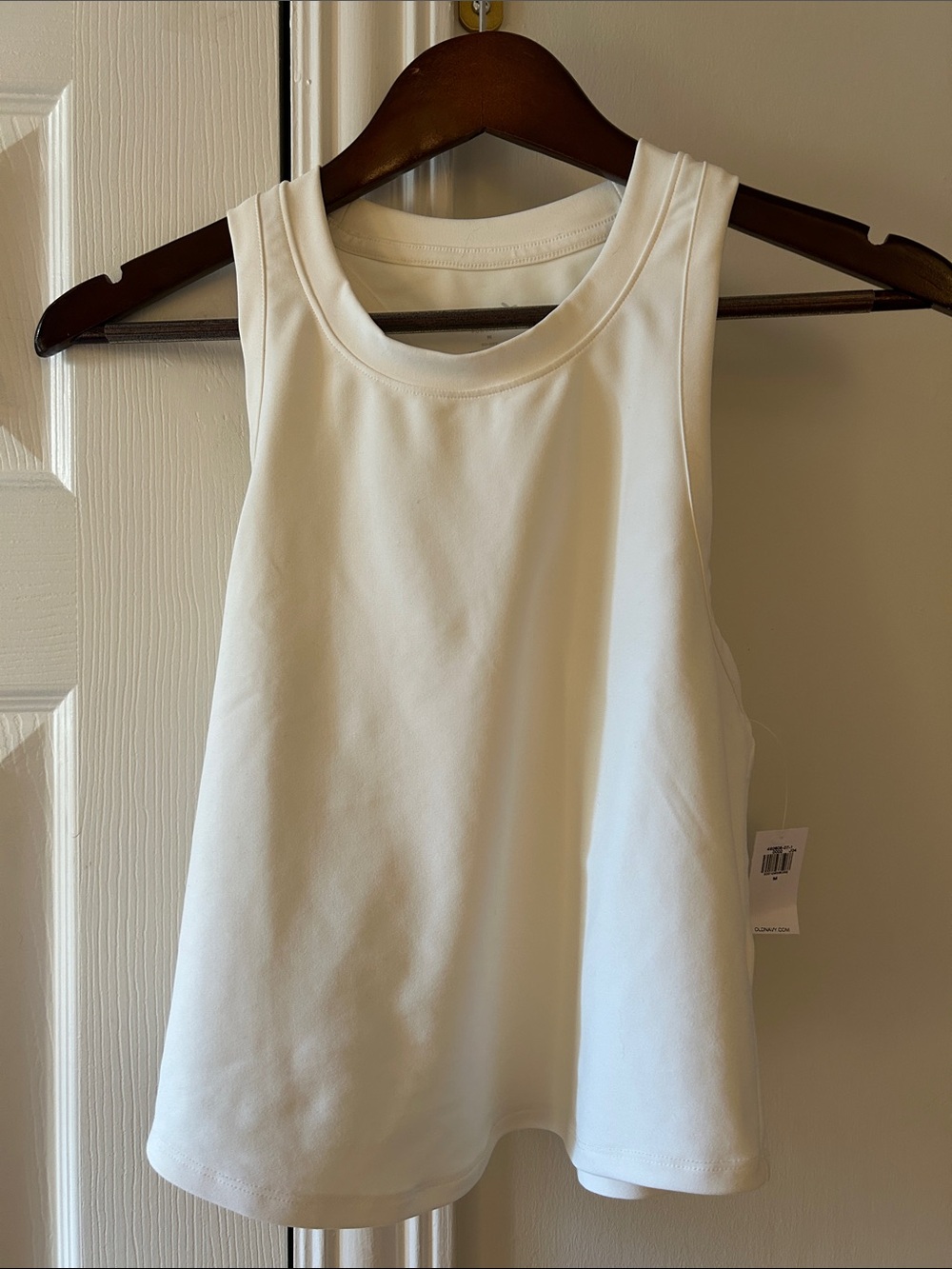 NWT Old Navy PowerSoft Racerback Tank in Magnolia White